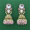 Indo Western Jhumki With Mehndi Plating