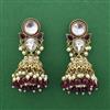 Indo Western Jhumki With Mehndi Plating