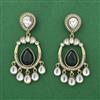 Indo Western Classic Earring With Mehndi Plating