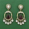Indo Western Classic Earring With Mehndi Plating