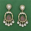 Indo Western Classic Earring With Mehndi Plating
