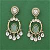 Indo Western Classic Earring With Mehndi Plating