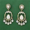 Indo Western Classic Earring With Mehndi Plating