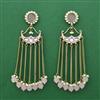 Indo Western Meenakari Earring With Mehndi Plating