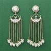 Indo Western Meenakari Earring With Mehndi Plating
