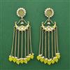 Indo Western Meenakari Earring With Mehndi Plating