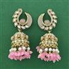Indo Western Jhumki With Mehndi Plating