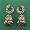 Indo Western Jhumki With Mehndi Plating