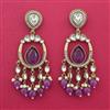 Indo Western Classic Earring With Mehndi Plating