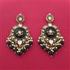 Indo Western Meenakari Earring With Mehndi Plating