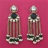 Indo Western Classic Earring With Mehndi Plating