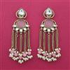 Indo Western Classic Earring With Mehndi Plating