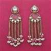 Indo Western Classic Earring With Mehndi Plating