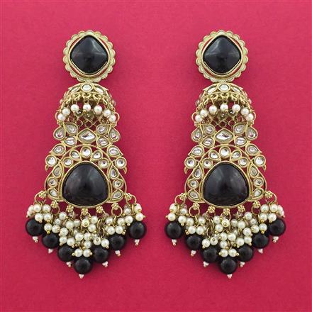Indo Western Jhumki With Mehndi Plating