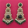 Indo Western Jhumki With Mehndi Plating