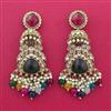 Indo Western Jhumki With Mehndi Plating
