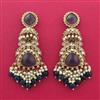 Indo Western Jhumki With Mehndi Plating