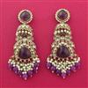 Indo Western Jhumki With Mehndi Plating