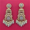 Indo Western Jhumki With Mehndi Plating