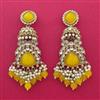 Indo Western Jhumki With Mehndi Plating