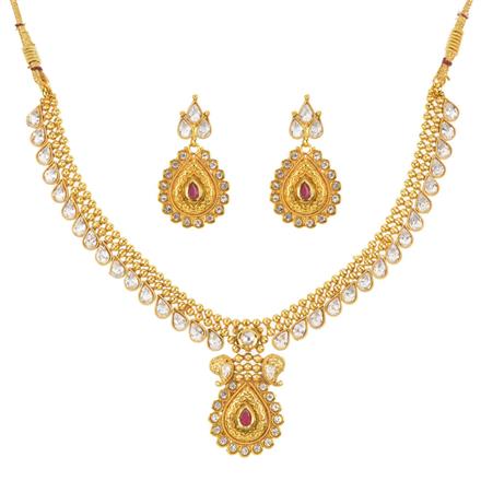 Antique Delicate Necklace with gold plating
