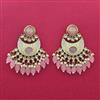 Indo Western Meenakari Earring With Mehndi Plating