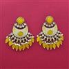 Indo Western Meenakari Earring With Mehndi Plating