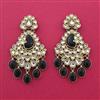 Indo Western Classic Earring With Mehndi Plating