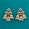Indo Western Jhumki With Matte Gold Plating