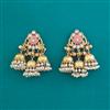 Indo Western Jhumki With Matte Gold Plating