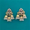 Indo Western Jhumki With Matte Gold Plating