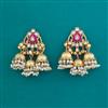 Indo Western Jhumki With Matte Gold Plating