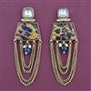 Indo Western Classic Earring With Mehndi Plating