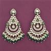 Indo Western Meenakari Earring With Mehndi Plating