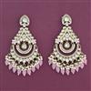 Indo Western Meenakari Earring With Mehndi Plating
