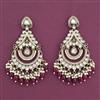 Indo Western Meenakari Earring With Mehndi Plating