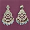 Indo Western Meenakari Earring With Mehndi Plating