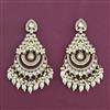 Indo Western Meenakari Earring With Mehndi Plating