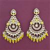 Indo Western Meenakari Earring With Mehndi Plating