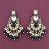 Indo Western Long Earring With Mehndi Plating
