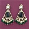 Indo Western Classic Earring With Mehndi Plating