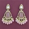 Indo Western Classic Earring With Mehndi Plating