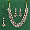 Indo Western Necklace Set With Mehndi Plating