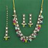 Indo Western Necklace Set With Mehndi Plating