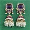 Indo Western Jhumki With Mehndi Plating