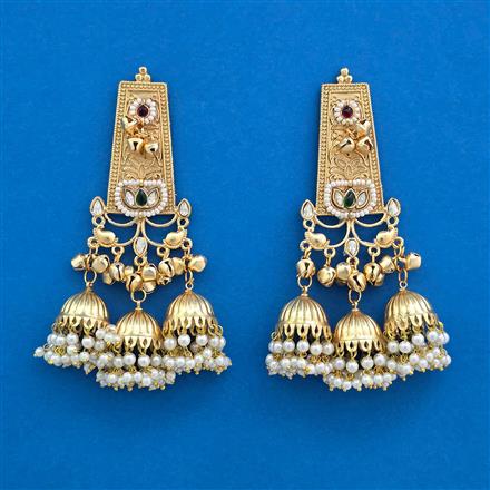 Indo Western Jhumki With Gold Plating