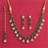 Indo Western Classic Necklace Set With Mehndi Plating