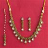 Indo Western Classic Necklace Set With Mehndi Plating