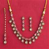 Indo Western Classic Necklace Set With Mehndi Plating