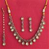 Indo Western Classic Necklace Set With Mehndi Plating